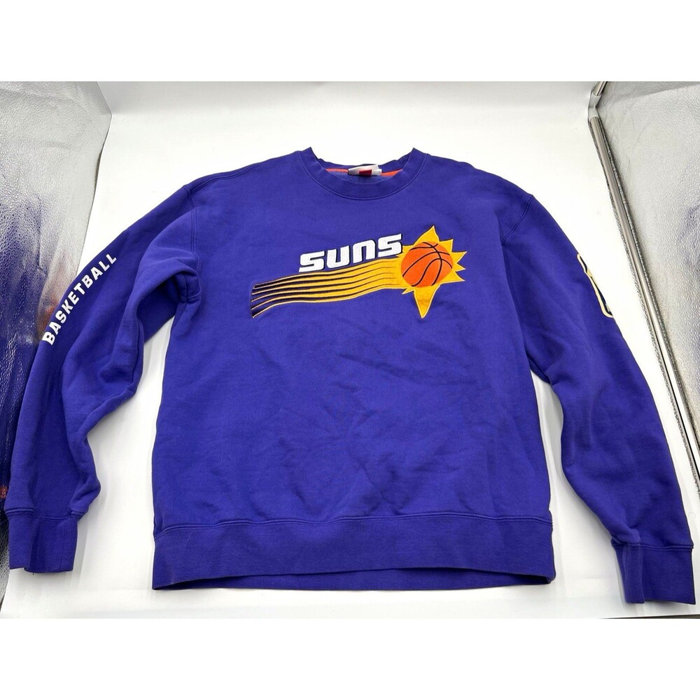 Mitchell & Ness Hardwood Classics Phoenix Suns NBA Purple Sweatshirt Men’s M EUC